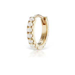 Maria Tash Pearl Earrings