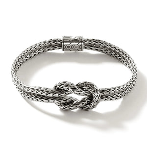 Sterling Silver 3.5mm Love Knot Bracelet