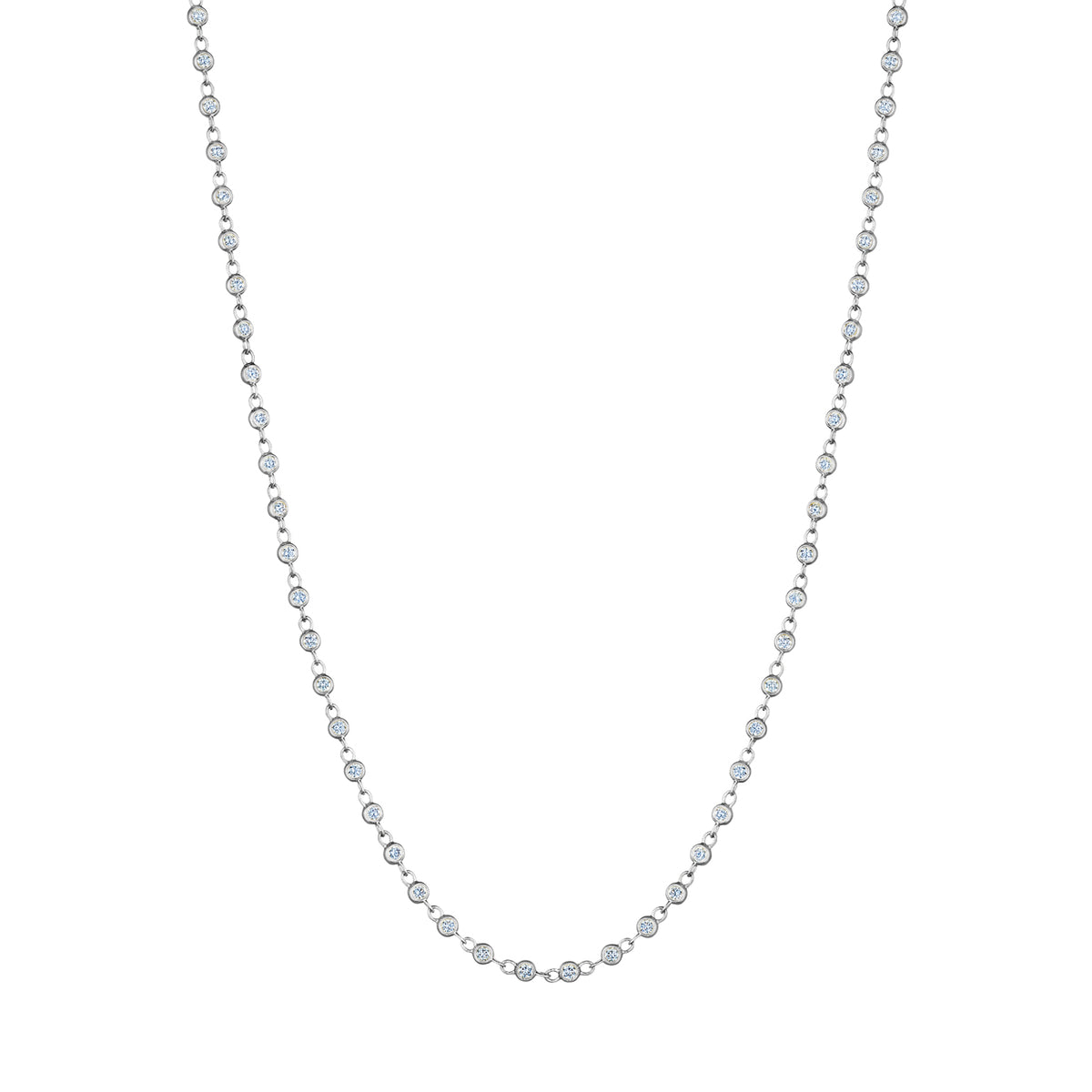 James Free 18K Gold Diamonds By The Yard Necklace James Free Jewelers