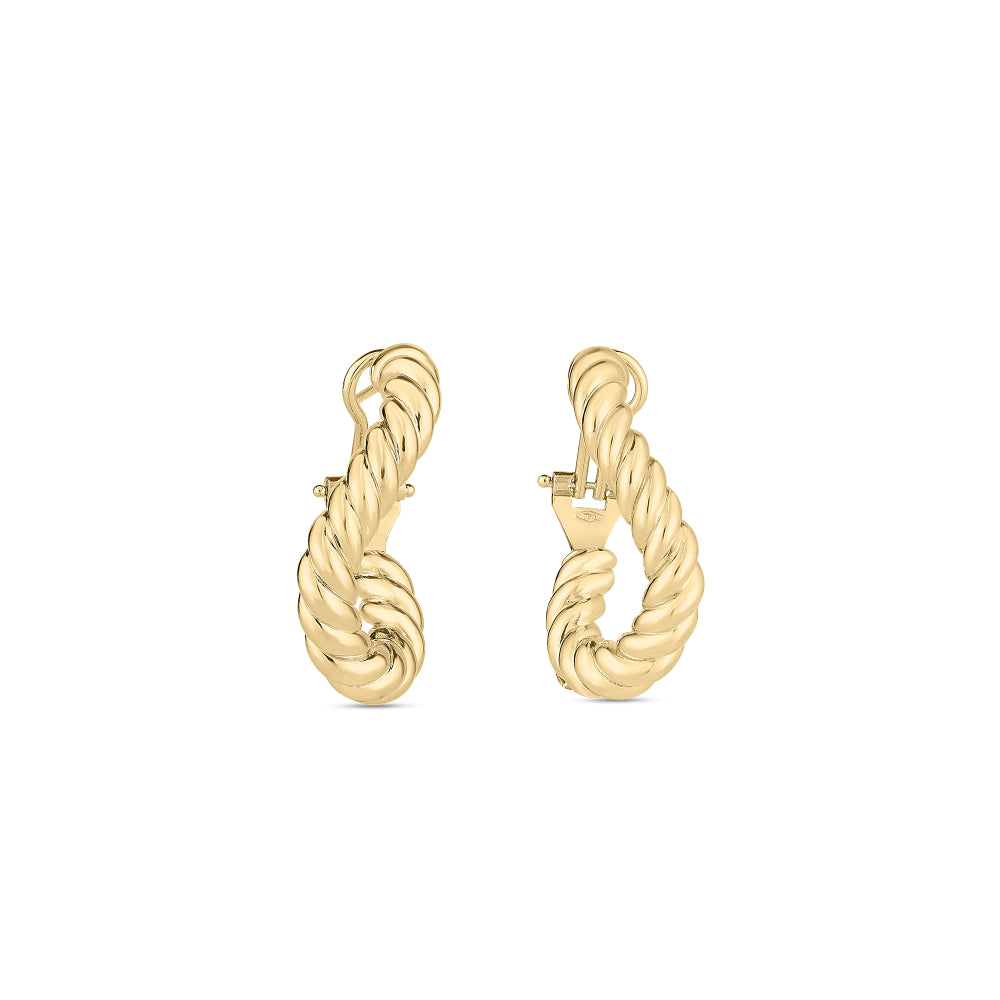 18K ORO CLASSIC EARRING