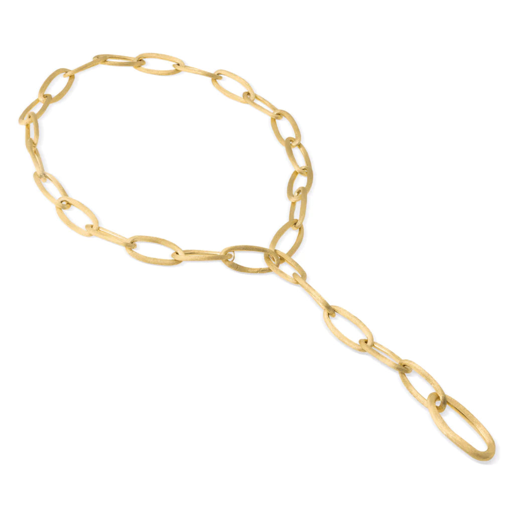 Marco Bicego 18K Yellow Gold Jaipur Oval Link Convertible Lariat Necklace 