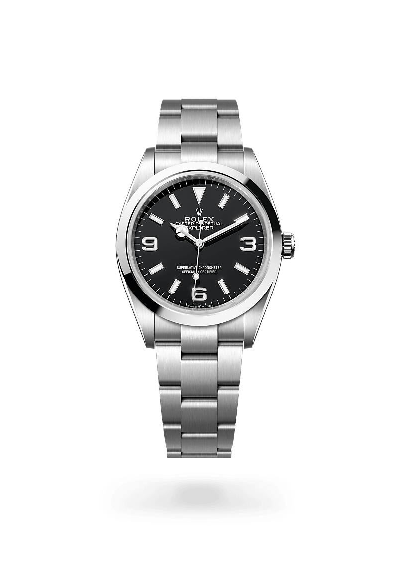 Rolex Explorer 36 in Oystersteel, m124270-0001 - James Free Jewelers