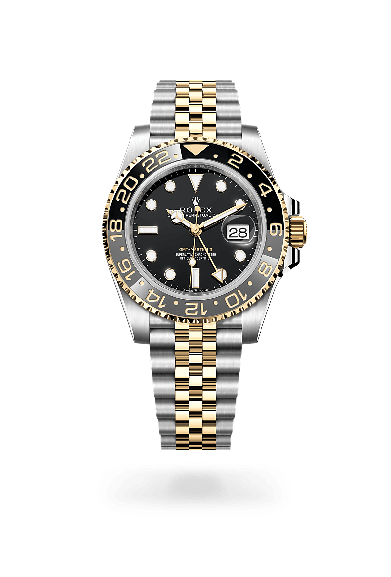 Rolex GMT-Master II in Oystersteel and yellow gold, m126713grnr-0001 - James Free Jewelers