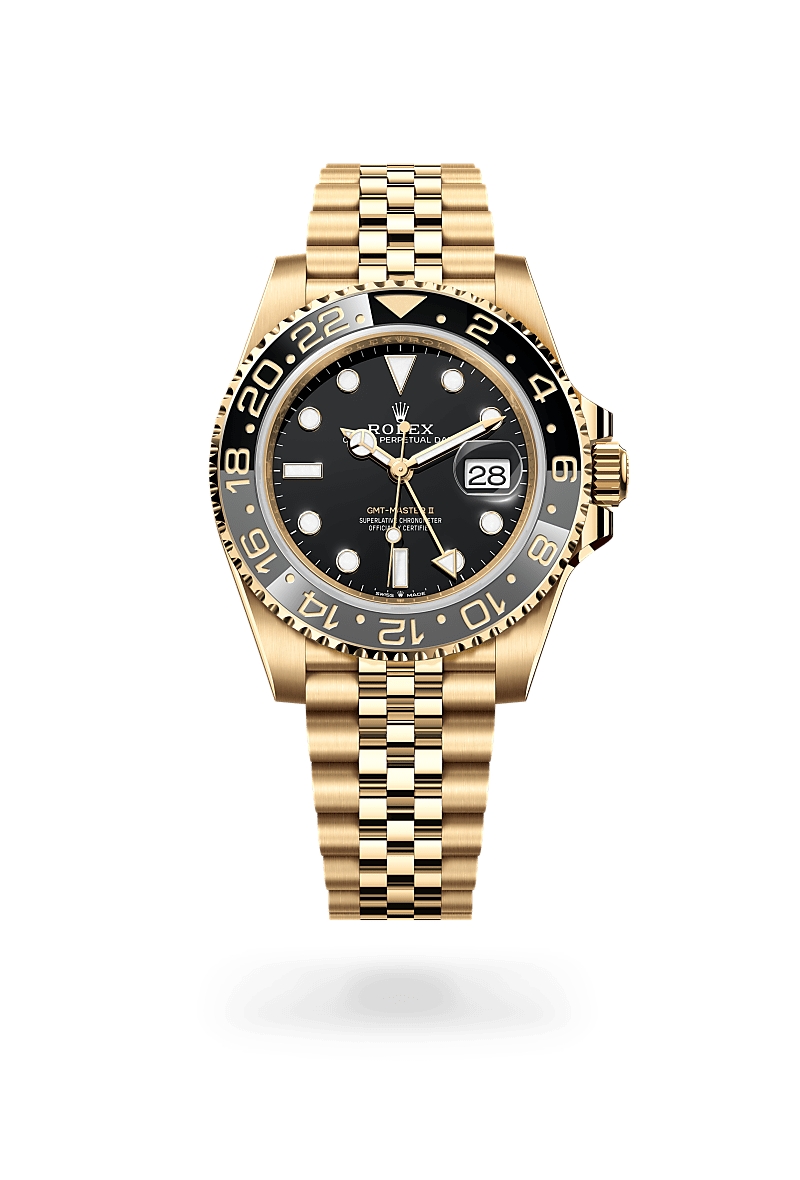 Rolex GMT-Master II in yellow gold, m126718grnr-0001 - James Free Jewelers