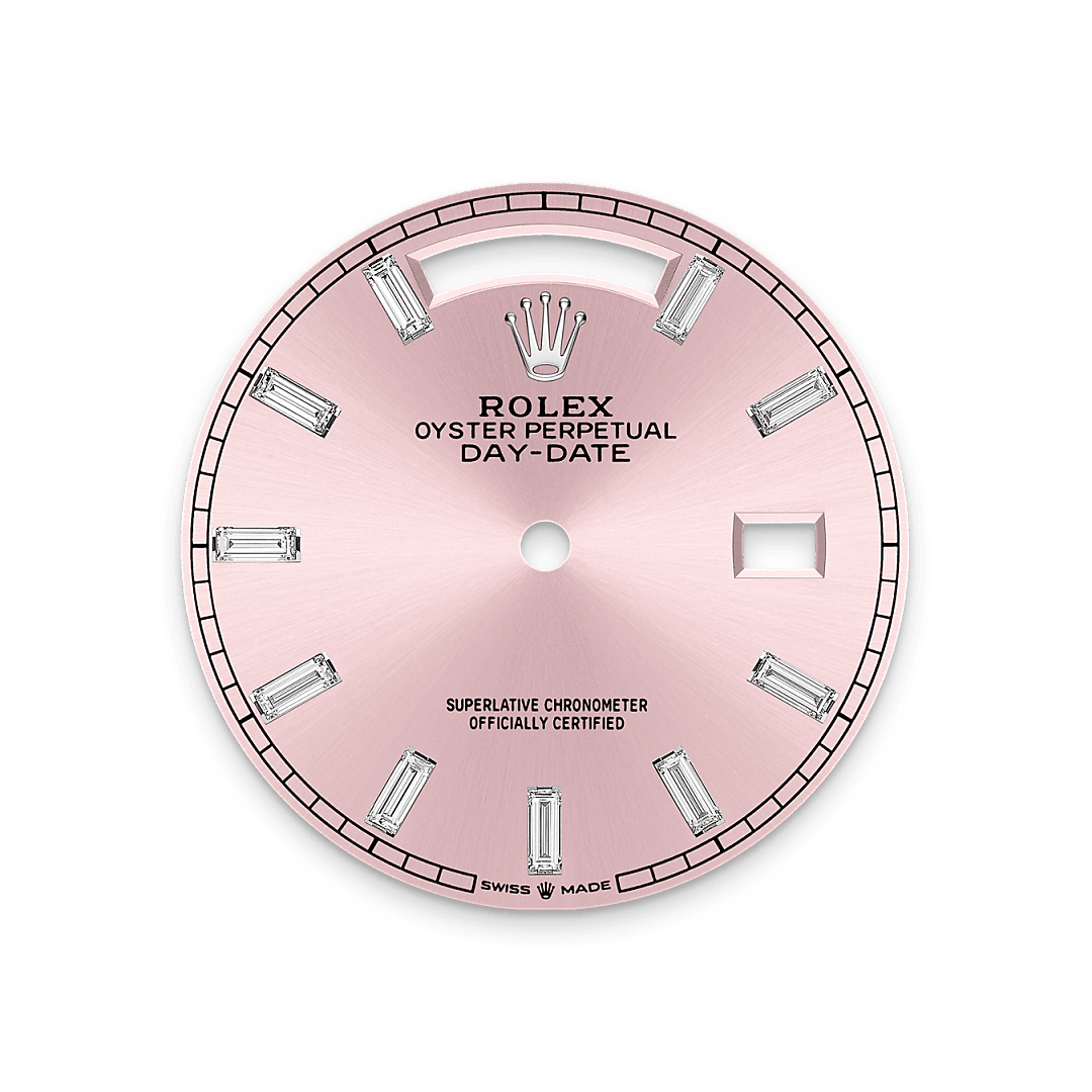 Rolex Day-Date 36 in white gold and diamonds, m128399tbr-0029 - James Free Jewelers