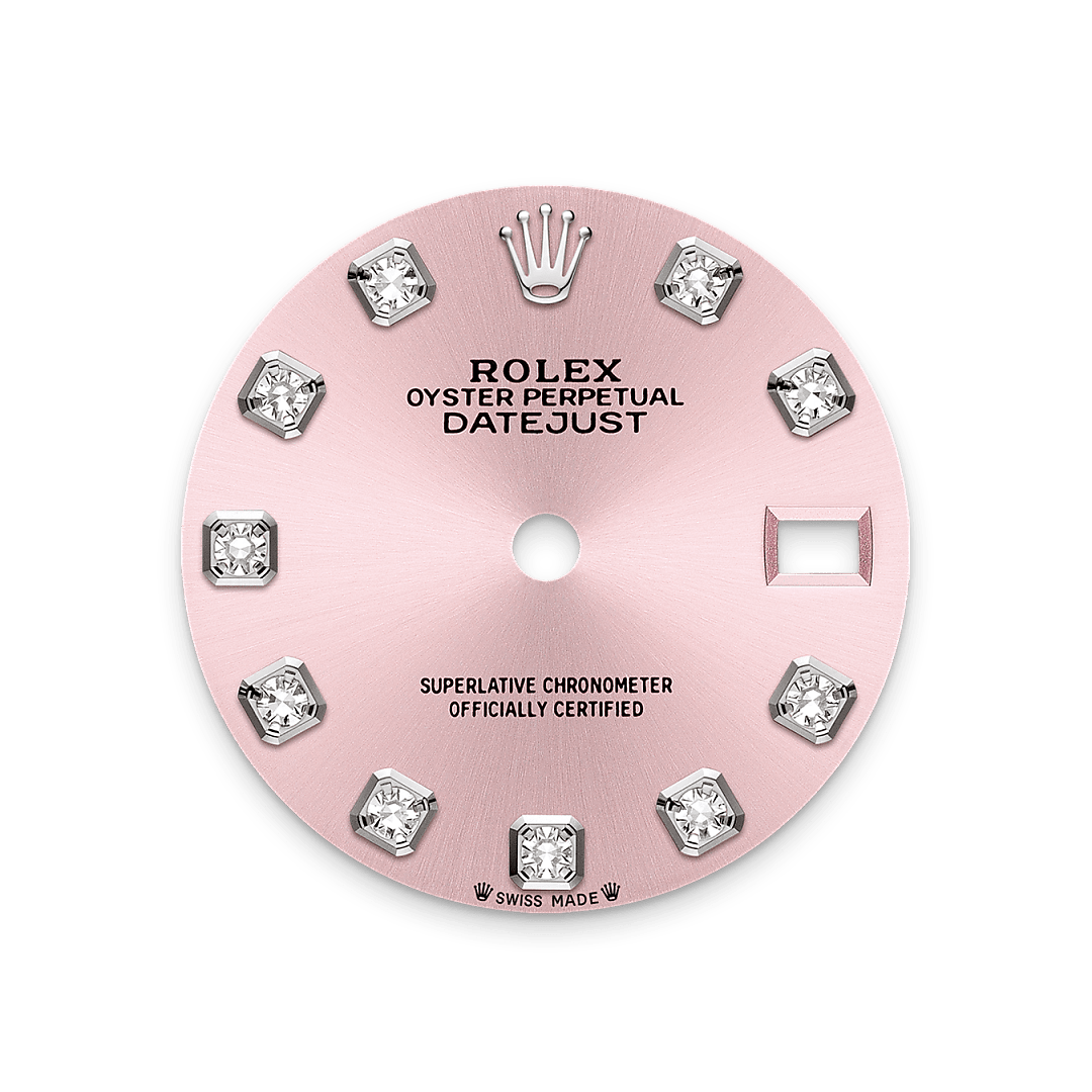 Rolex Lady-Datejust in Oystersteel, white gold and diamonds, m279384rbr-0004- James Free Jewelers