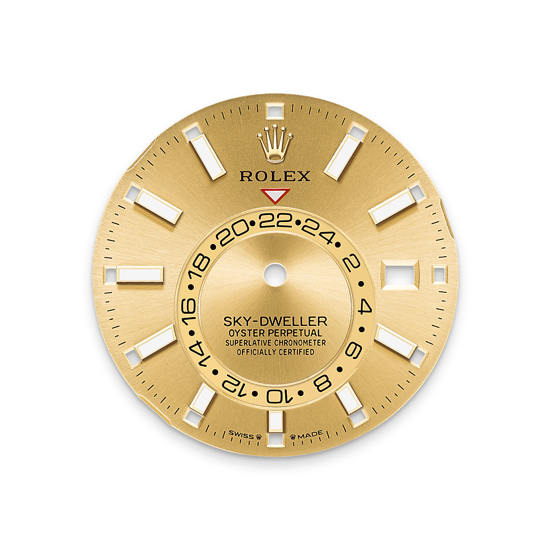 Rolex Sky-Dweller in Oystersteel and yellow gold, m336933-0001 - James Free Jewelers