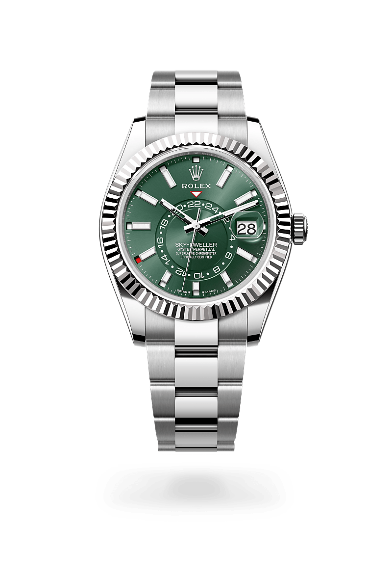Rolex Sky-Dweller in Oystersteel and white gold, m336934-0001 - James Free Jewelers