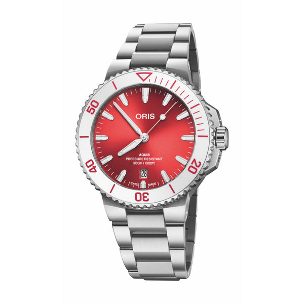 Oris Aquis Date Taste of Summer 41.5MM Watch – James Free Jewelers