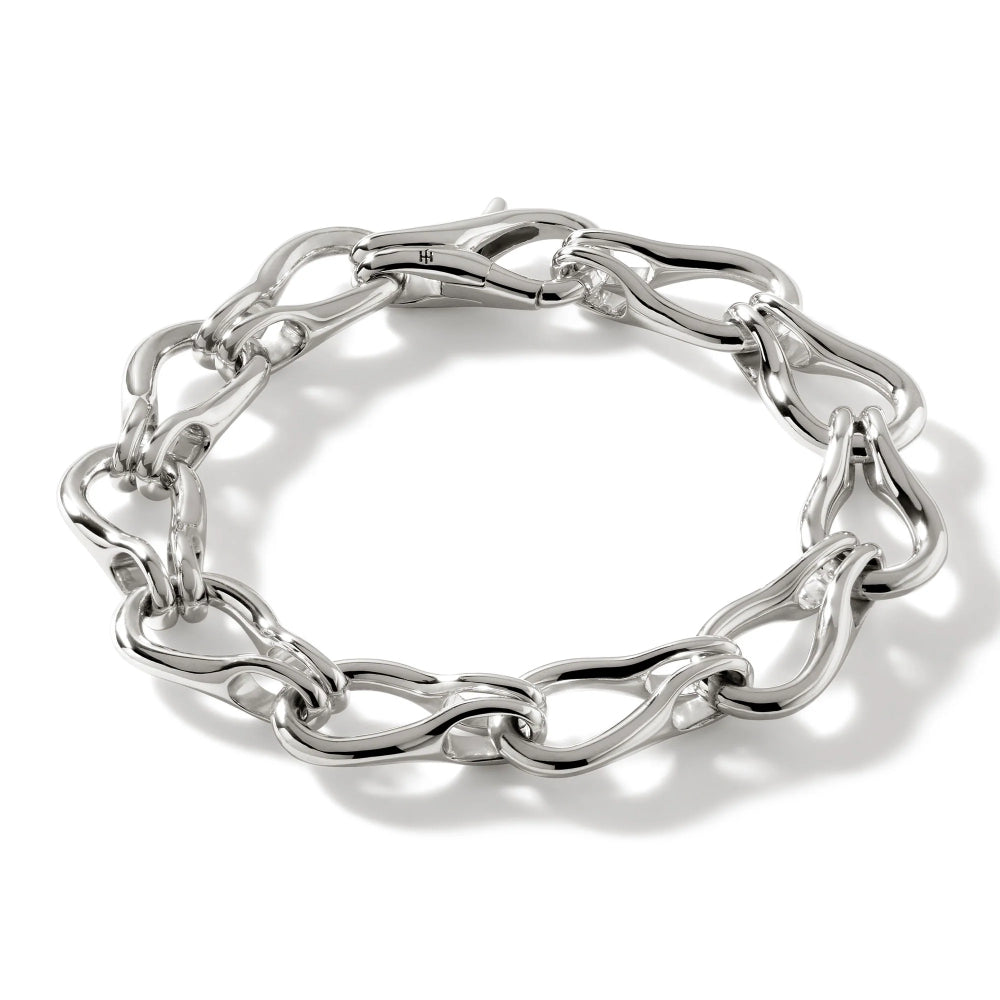 John Hardy Sterling Silver Surf Link Bracelet – James Free Jewelers