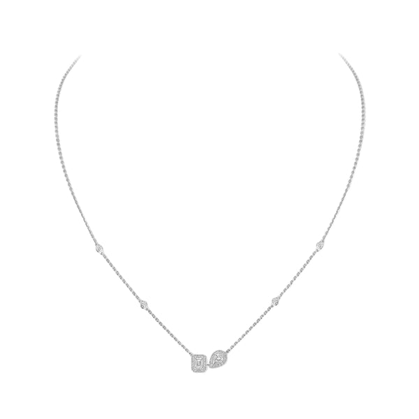 18K Gold My Twin Toi & Moi Diamond Necklace