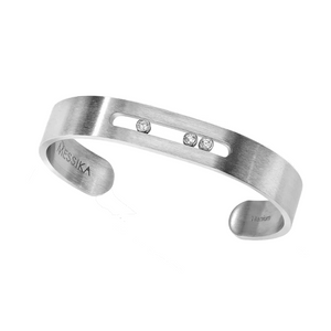 Titanium Move Diamond Bangle 