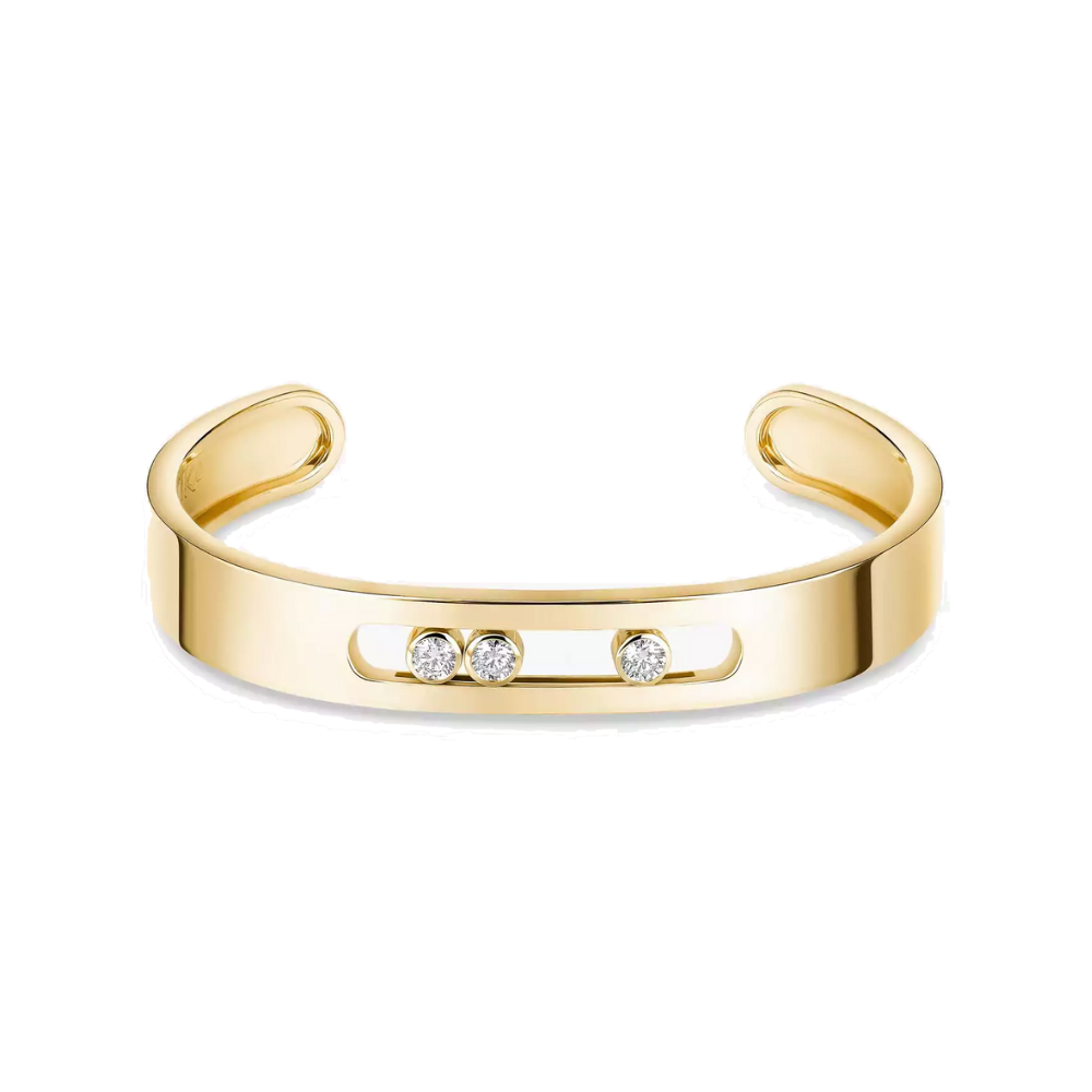  18K Gold Move Joaillerie Diamond Bangle