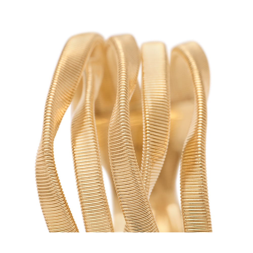 Marco Bicego Marrakech 18K Yellow Gold 5-Band Coil Ring