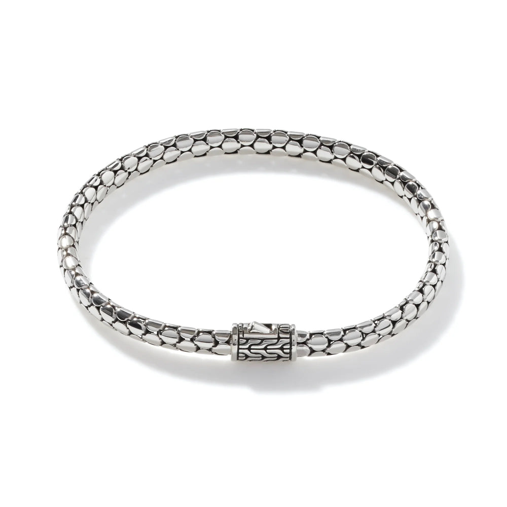 Sterling Silver Dot Chain Bracelet