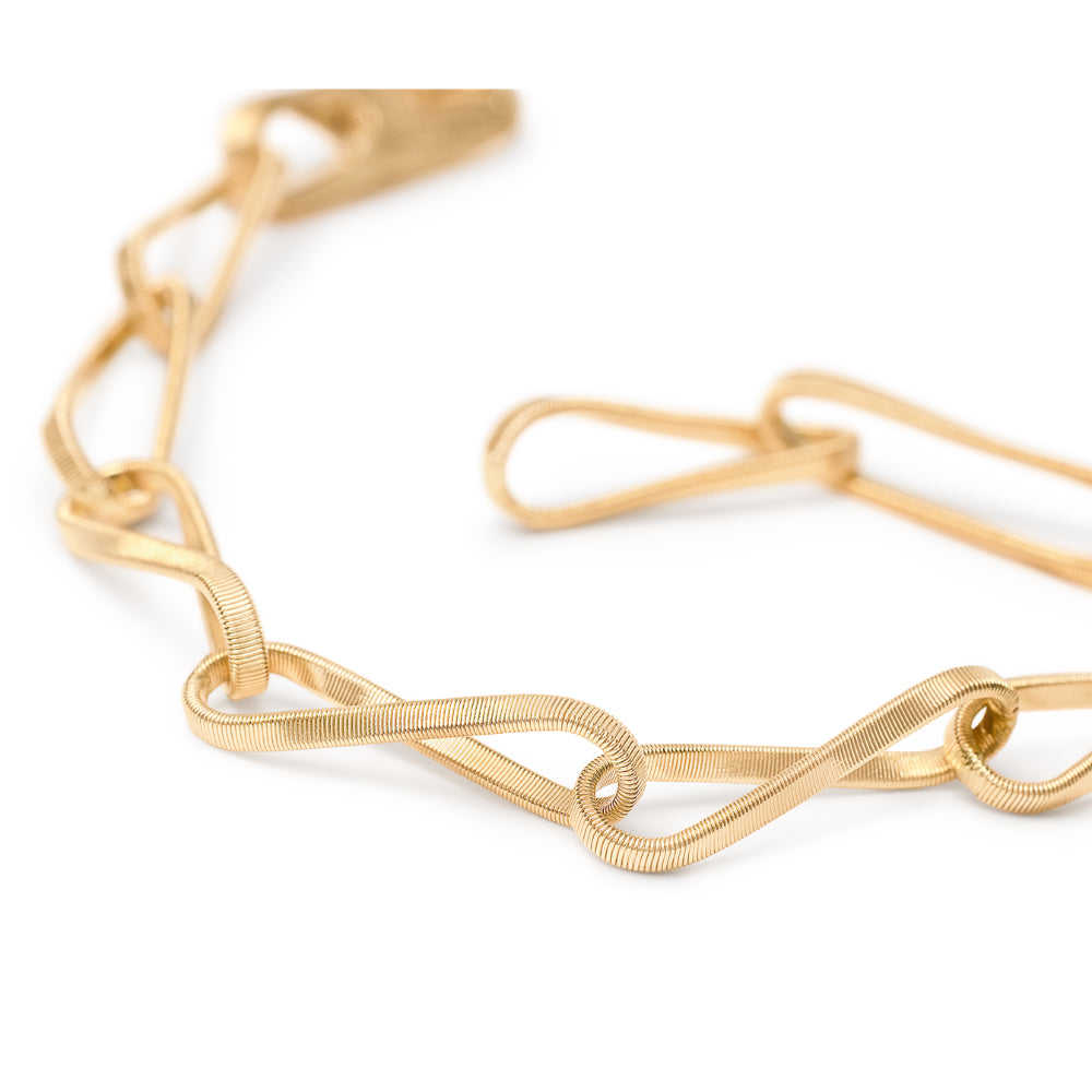 Marrakech Onde 18K Yellow Gold Twisted Coil Link Bracelet