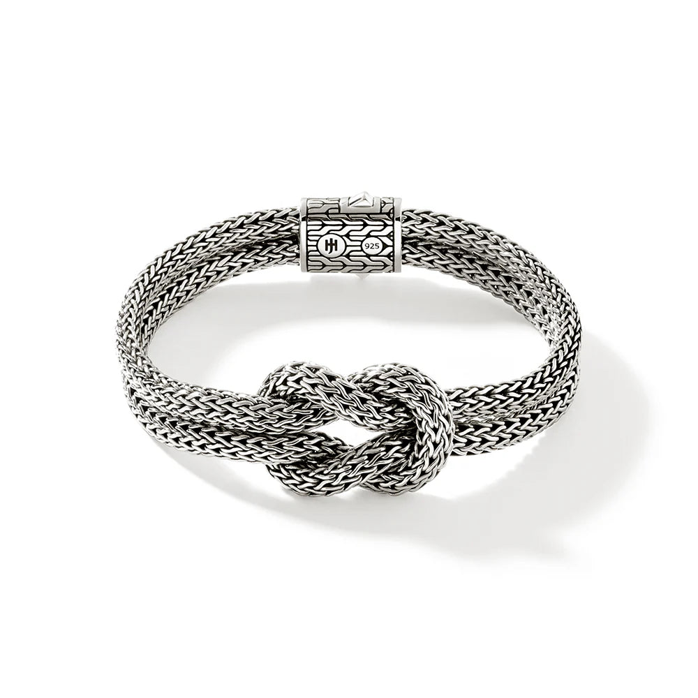 Sterling Silver Love Knot 5MM Bracelet