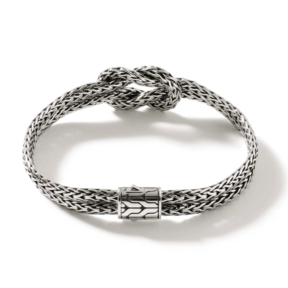 Sterling Silver 3.5mm Love Knot Bracelet