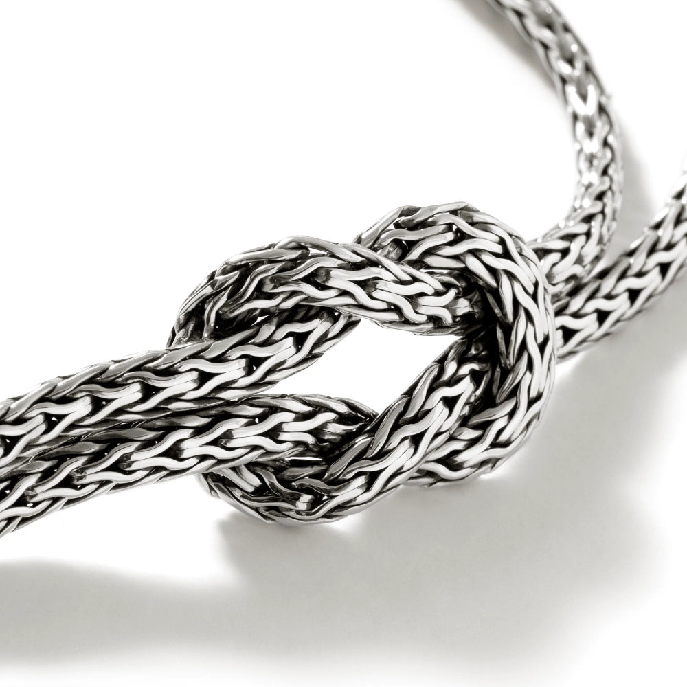 Sterling Silver 3.5mm Love Knot Bracelet