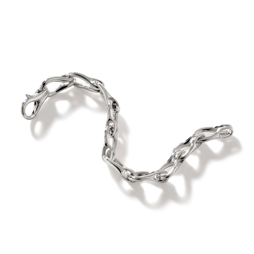 Sterling Silver Surf Link Bracelet 