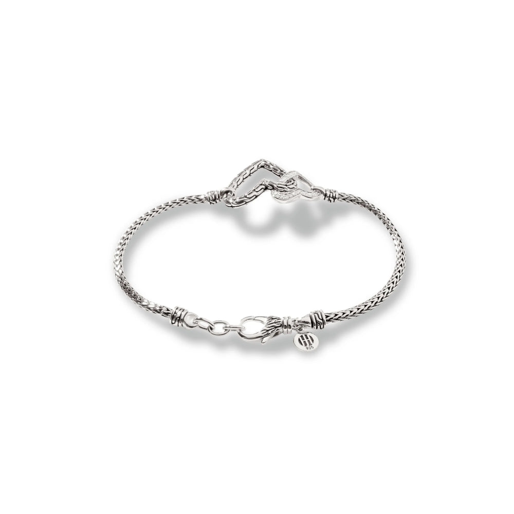 Sterling Silver Manah Diamond Bracelet
