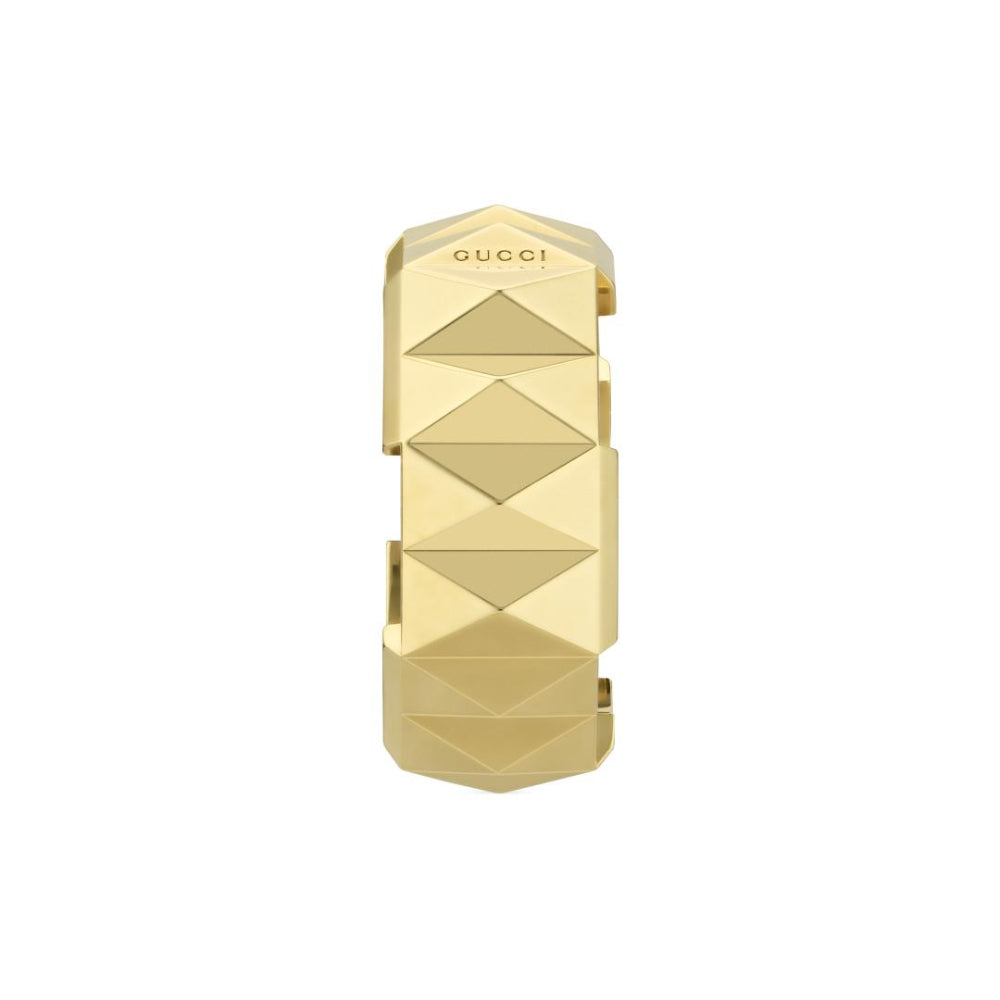 18K Gold Link to Love Studded Ring 