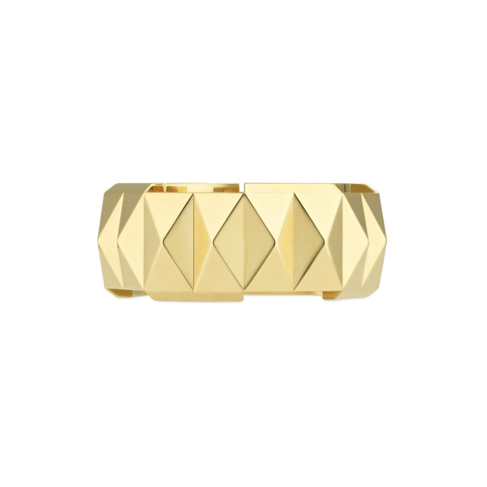 18K Gold Link to Love Studded Ring 