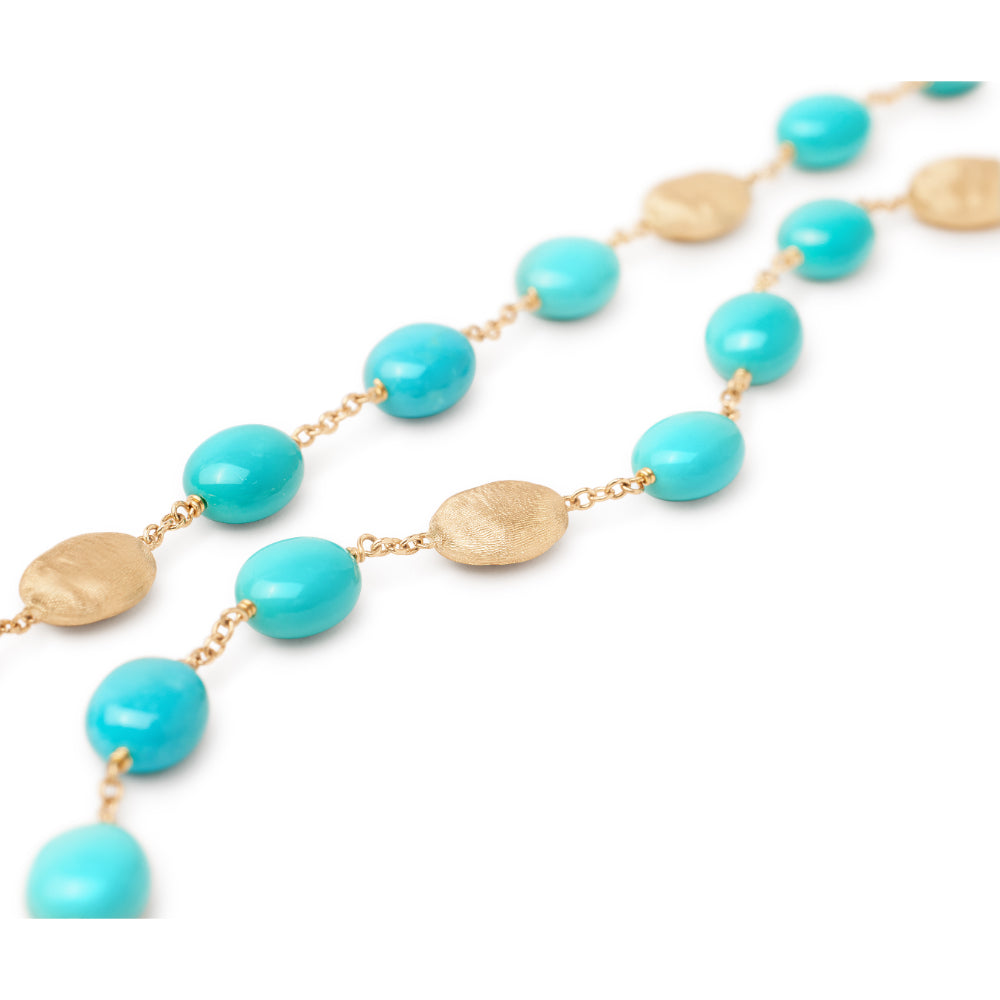 18K Gold Siviglia Turquoise Necklace