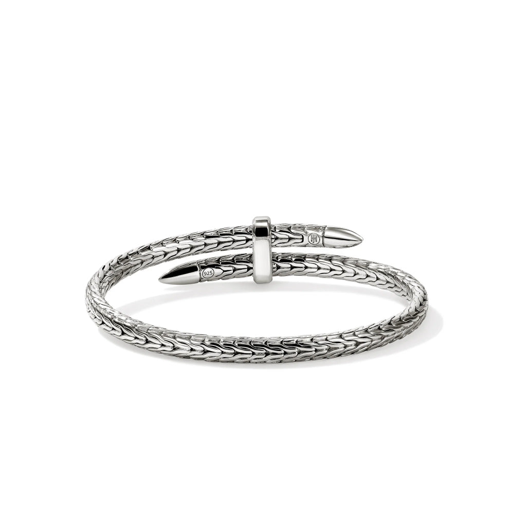 Sterling Silver Spear Flex Cuff Bracelet