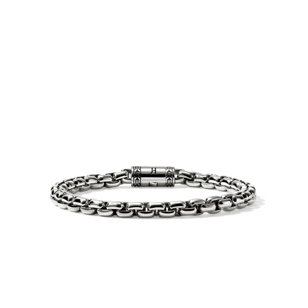Sterling Silver 6MM Box Chain Bracelet