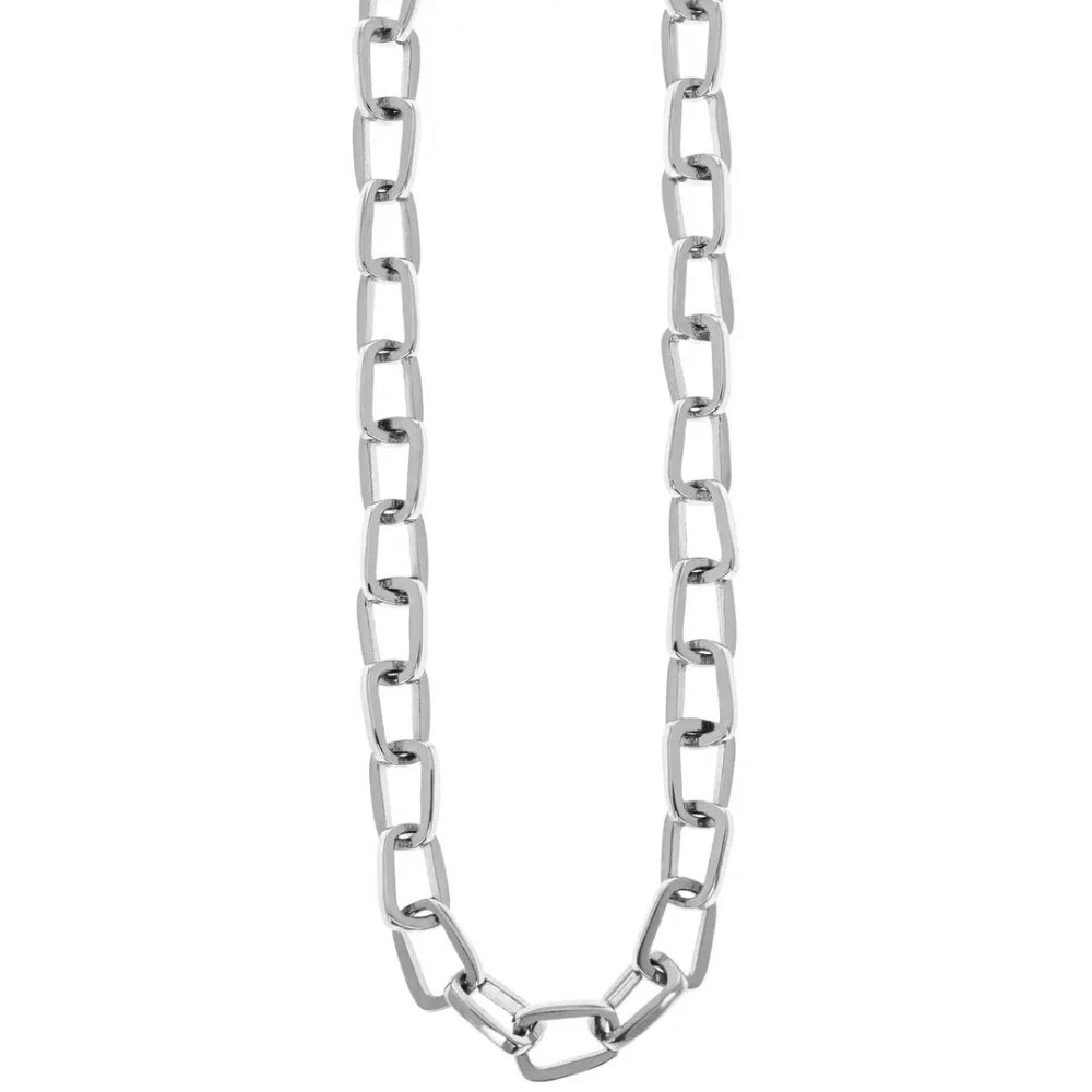 Sterling Silver Pop Top Cut Out Necklace