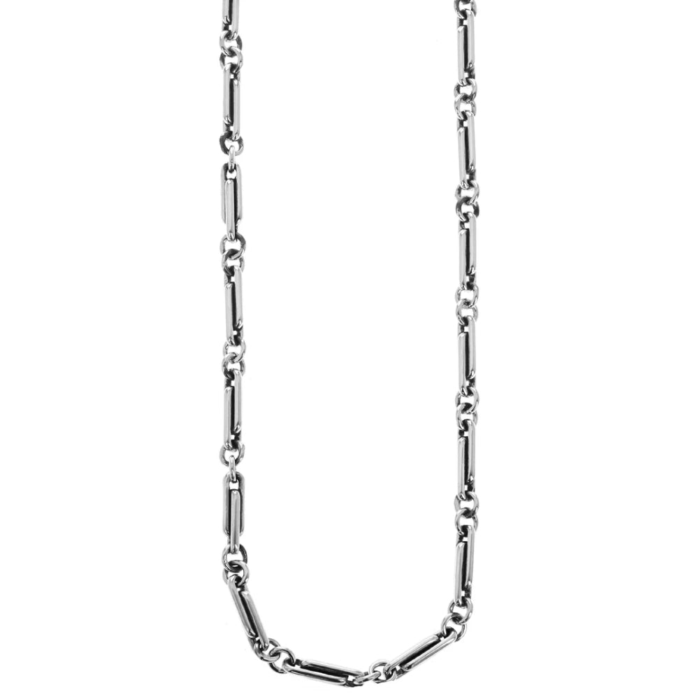 Sterling Silver Small Paperclip Necklace