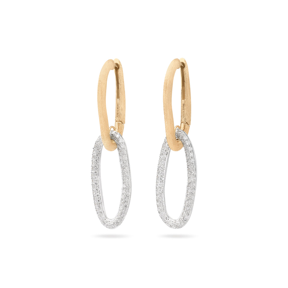 Marco Bicego 18K Gold Jaipur Link Diamond Earrings