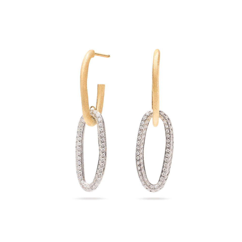 Marco Bicego 18K Gold Jaipur Link Diamond Earrings