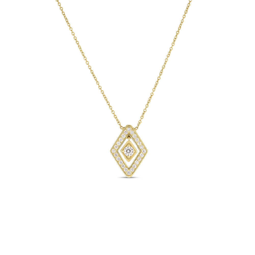 18K Gold Diamante Small Diamond Necklace