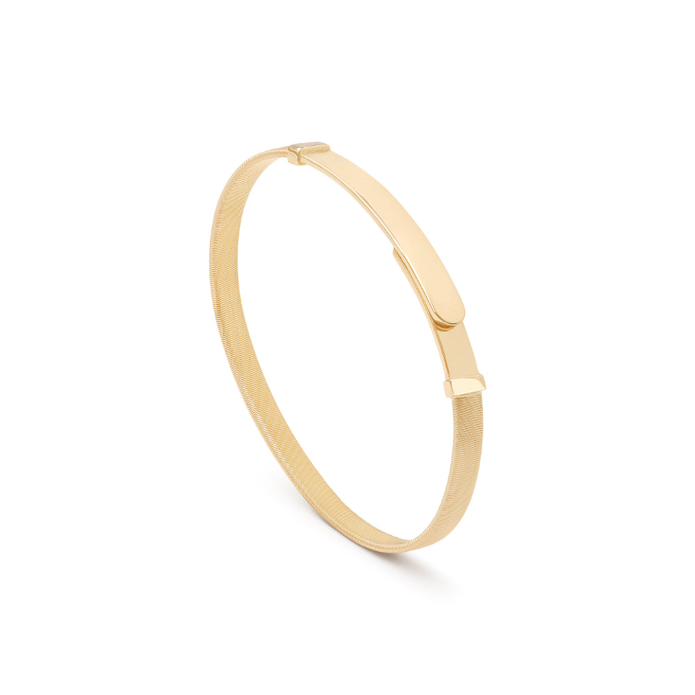 18K Gold Masai Coil Thin Bangle 