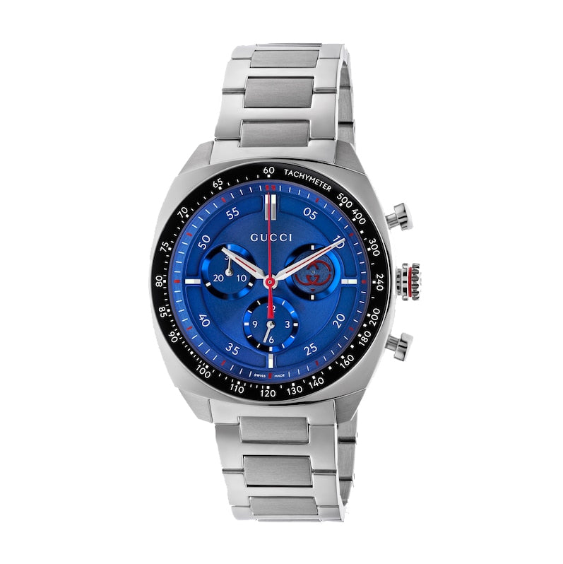 Stainless Steal 41MM Interlocking Chronograph Watch