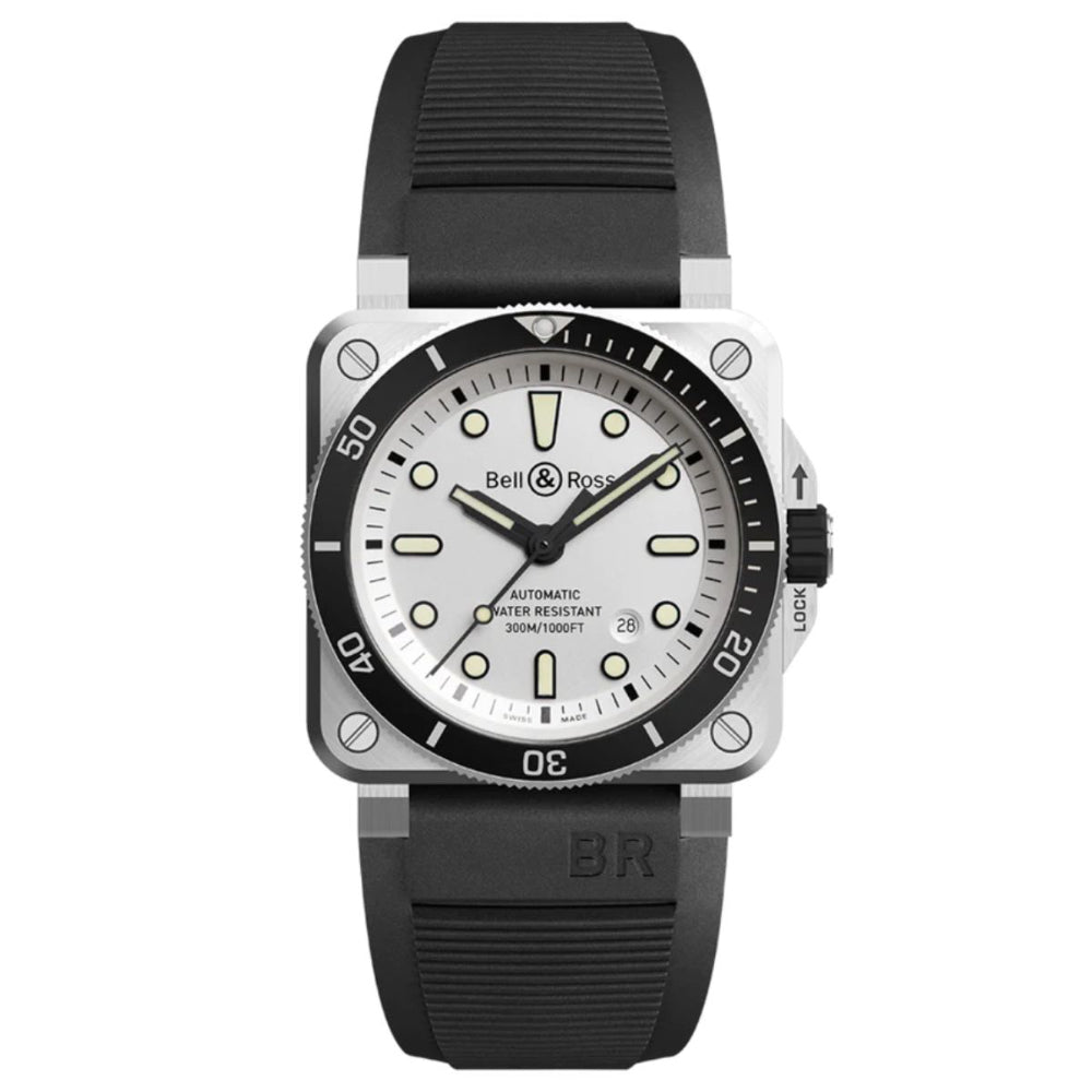 03-92 Diver White 42mm Watch