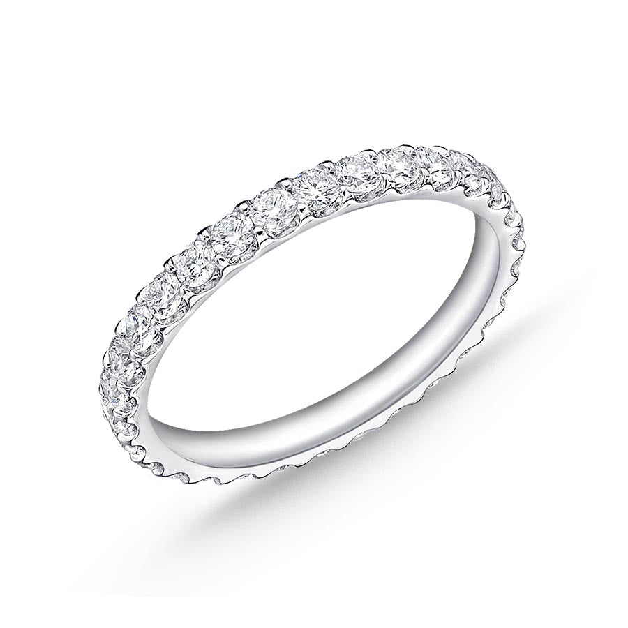 Memoire Odessa Diamond 18K White Gold Eternity Band EROD236 – James ...