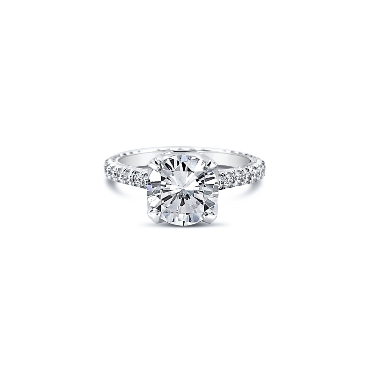 Jack Kelége 18K Grace Diamond Engagement Ring KGR 1069 – Bella Cosa Jewelers