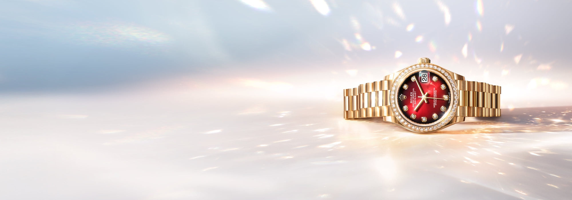 Rolex Datejust 31 in yellow gold and diamonds, M278288RBR-0041 - James Free Jewelers