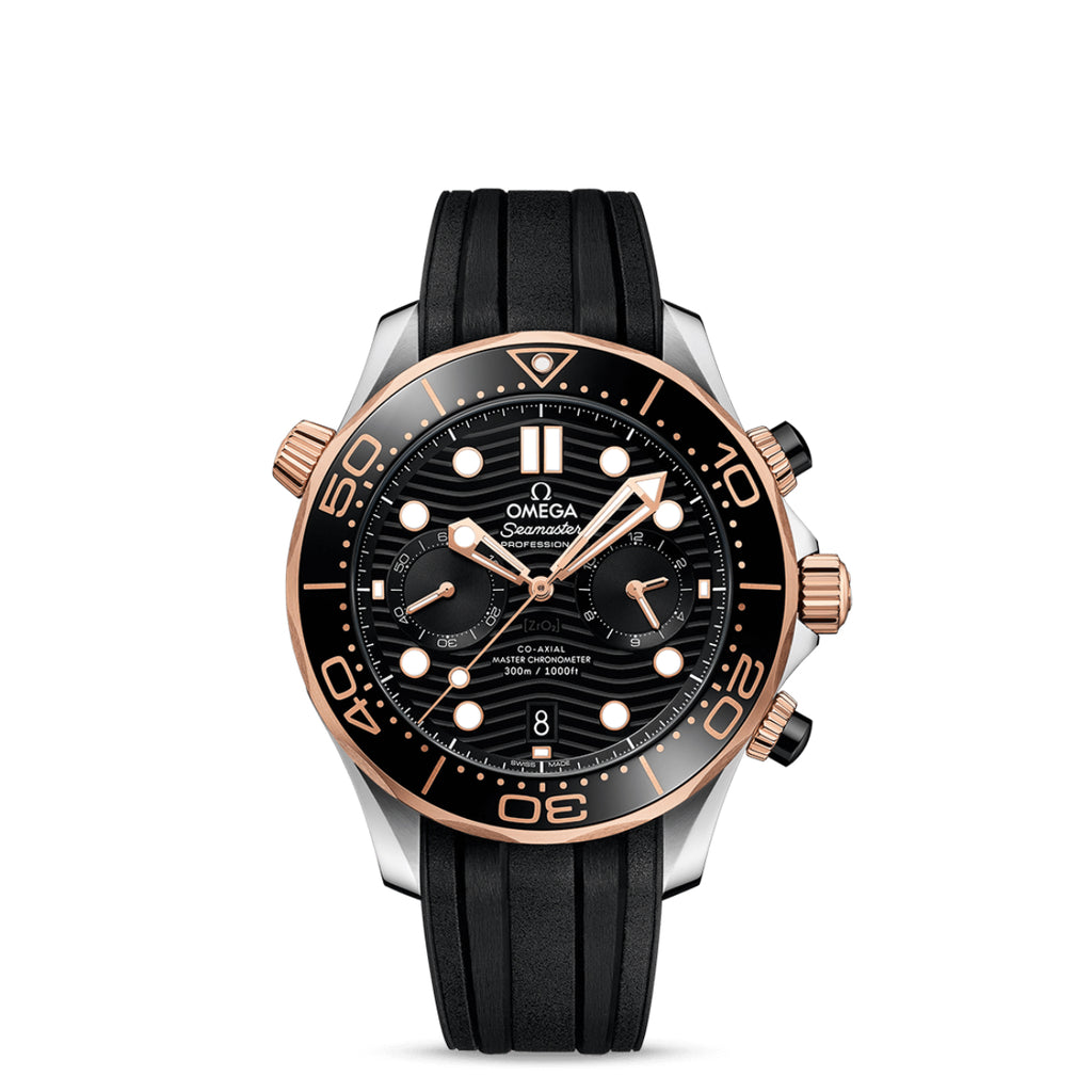 Omega Seamaster Diver Co-Axial Master Chronometer Chronograph 44MM Watch 210.22.44.51.01.001