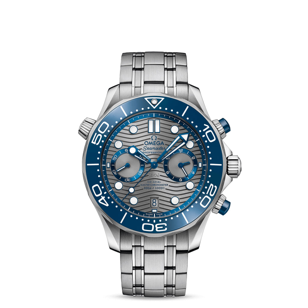 Omega Seamaster Diver 300M Chronometer Chronograph 44MM Watch 210.30.44.51.06.001