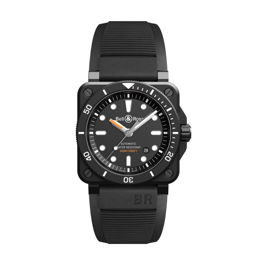 03-92 Diver Black Matte 42 MM Watch