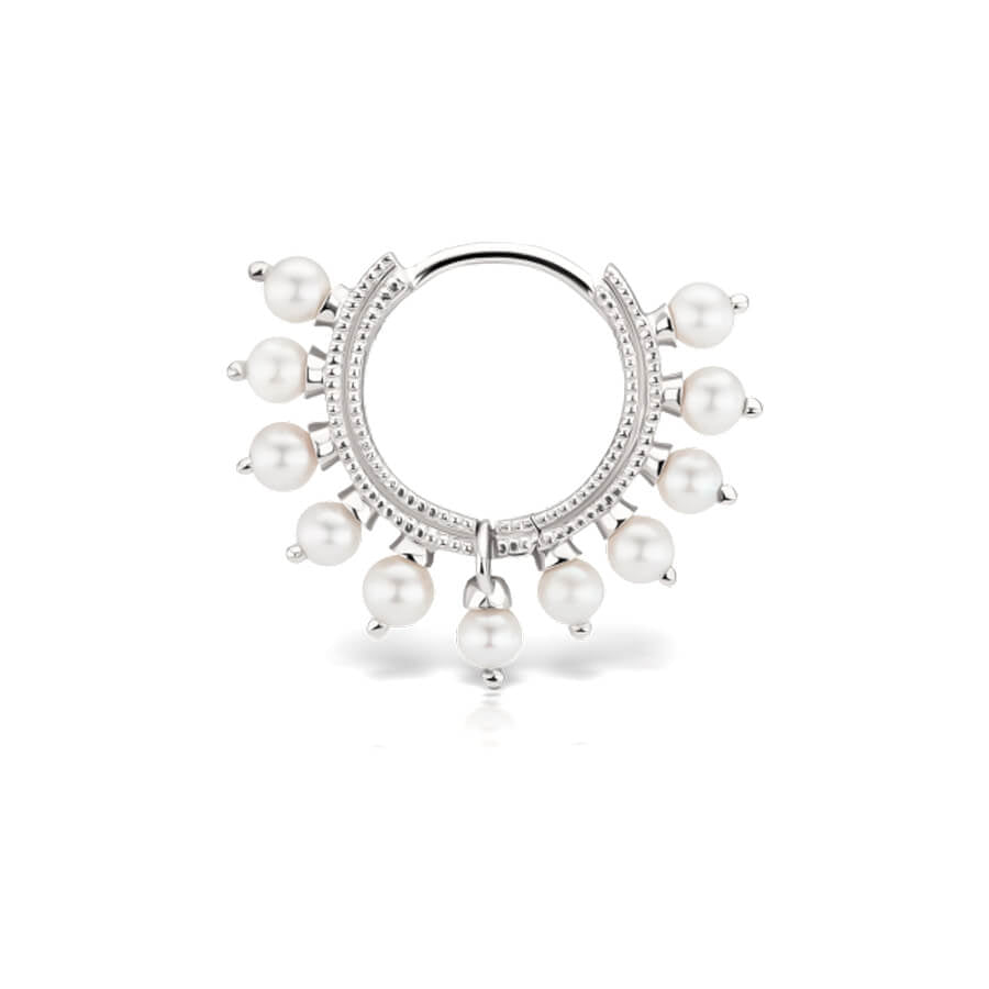 14K Gold Pearl Coronet Earring – James Free Jewelers