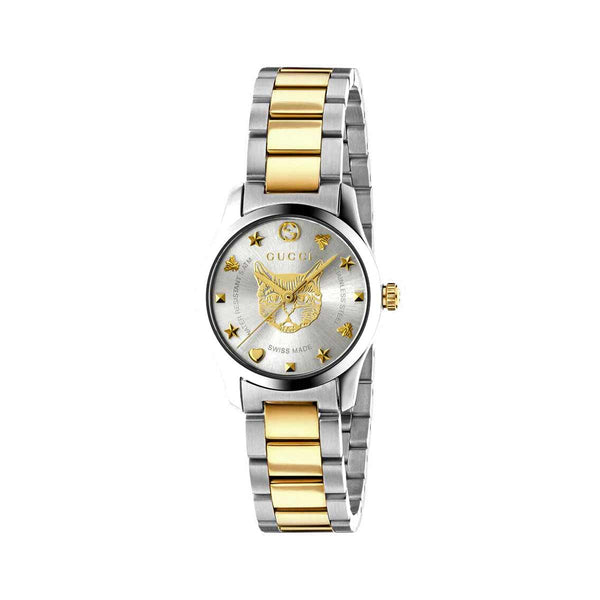Gucci 126MD Watch in Metallic,Yellow